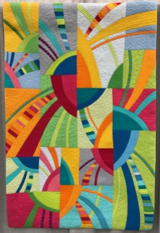 SAQA PRESENTS: MODERN INSPIRATIONS—ART QUILTS FROM THE 1970s THROUGH TODAY, Jubilo, Diane Melms, Anchorage, Alaska, 2014